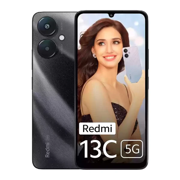 Redmi13c 5G Starlight Black, 128GB 6GB RAM -Indian Version