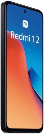 Xiaomi Redmi 12 (Midnight Black 8GB RAM, 128 Storage) - MediaTek G88 Powerful Processor |50MP High-Resolution main camera | 90 Hz FHD+ AdaptiveSync display | 5000mAh(Typ) High-Capacity battery