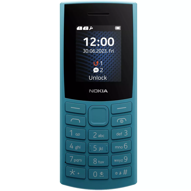 Nokia 105 Dual 4G TRA Version (2023), Long-Lasting Battery - Ocean Blue