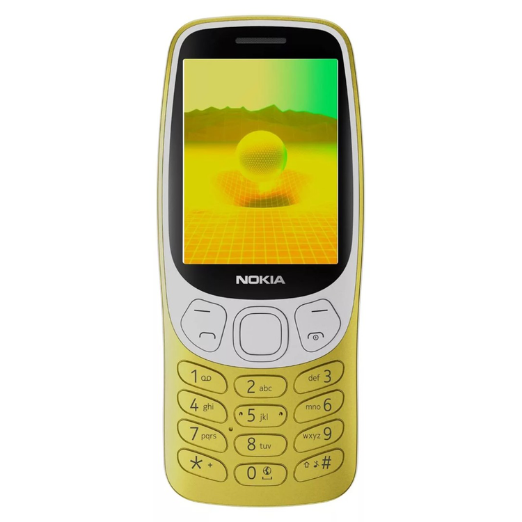 Nokia 3210 4G TRA Version (2024), All-New Classic Keypad Phone with Dual SIM - Y2K Gold